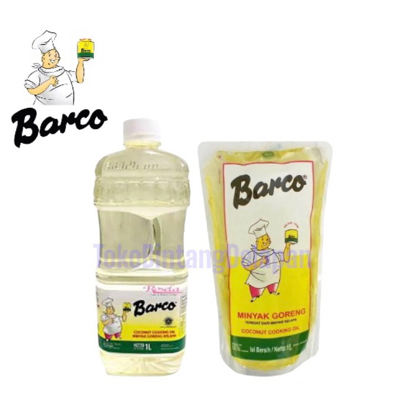 

Minyak Goreng Barco 1L (Botol/Pouch)