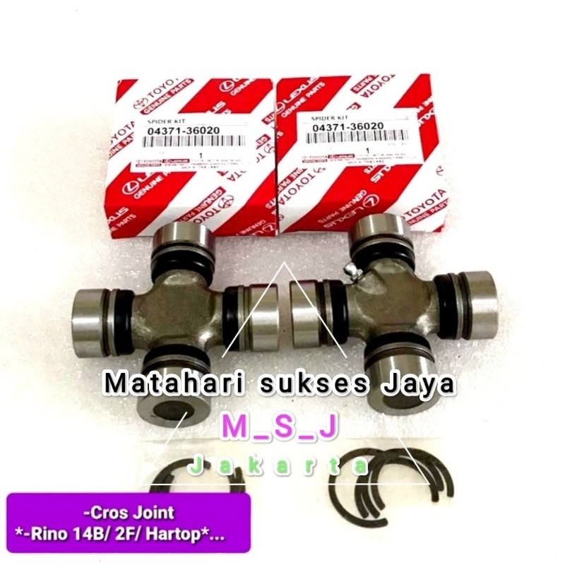 Cros Joint kopel Spider kit Rino 14B 2F Hartop Ori Asli 36020