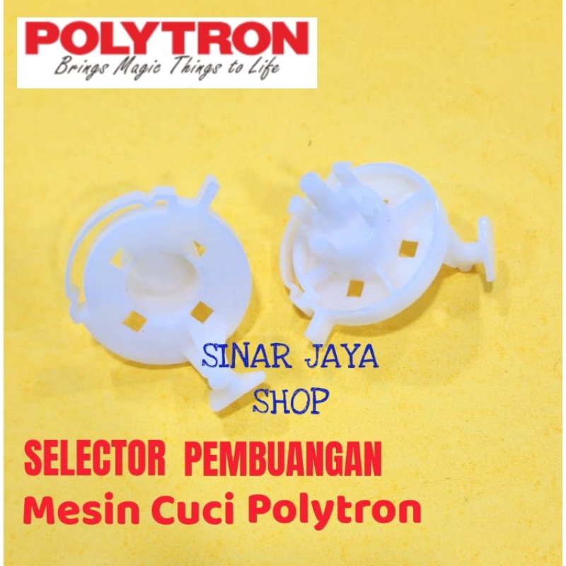 Selektor Drain Mesin Cuci POLYTRON/ Selector Pembuangan Air Mesin Cuci POLYTRON