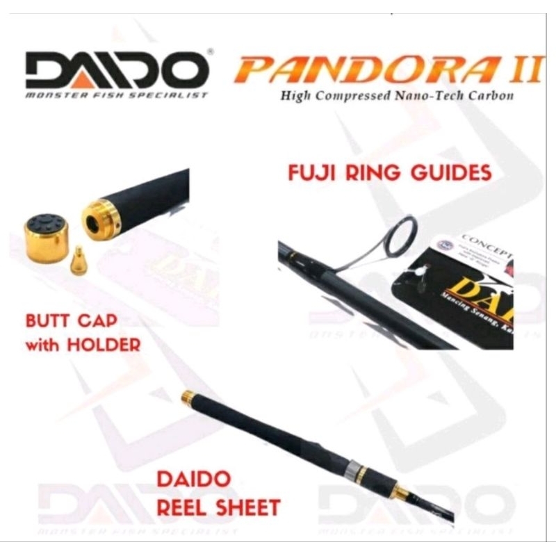 Joran Daido Pandora II spinning 180 &165