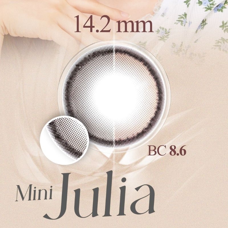 SOFTLENS MINI JULIA KITTY KAWAII GRAY GREY ABU NORMAL MINUS s.d-10.00 ORIGINAL MADE IN KOREA