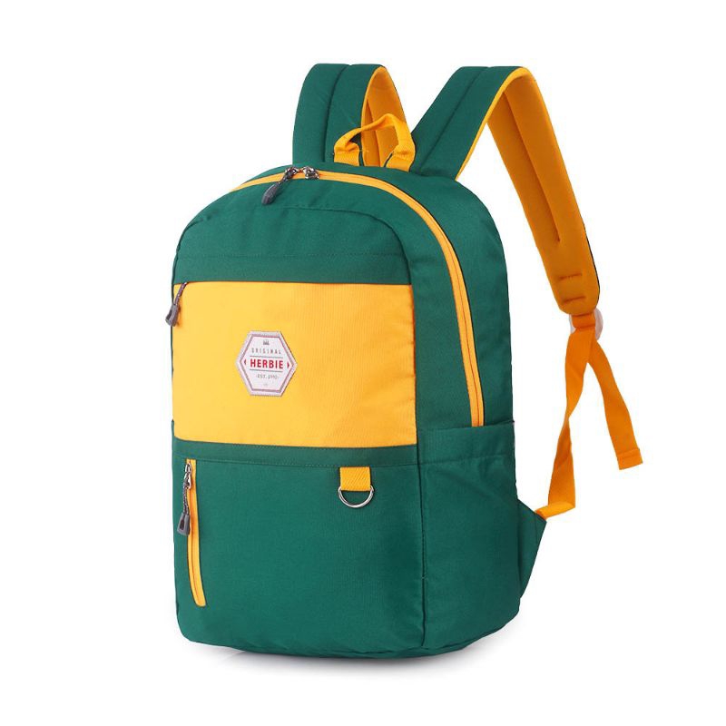 HERBIE Tas Backpack Wanita Terbaru Free Gantungan Boneka | Tas Sekolah Casual | Tas Ransel Gendong