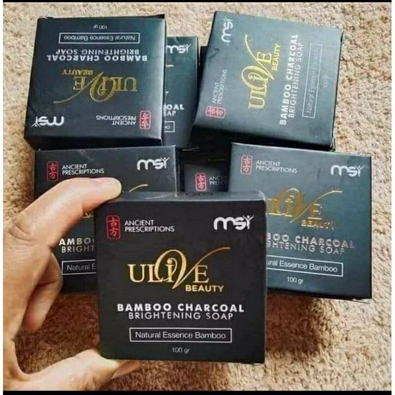 [READY STOCK] BAMBOO CHARCOAL BRIGHTENING SOAP MSI || BAMBOO CHARCOAL MSI 100GRAM ORIGINAL || SABUN 