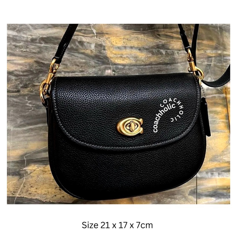 coach willow saddle bag