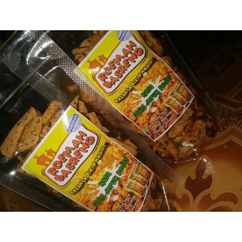 

Basreng daun jeruk pedas
