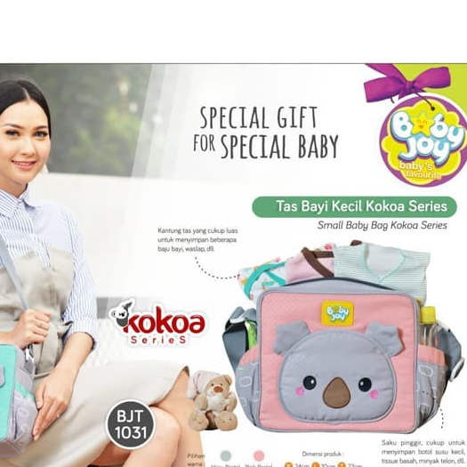 Baby Joy Tas Bayi Besar Saku Tempat Botol Susu Kokoa  BJT1032 BJT 1031