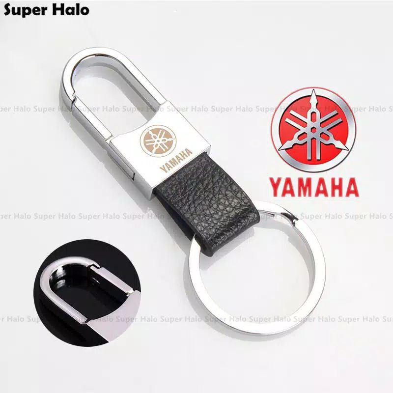 gantungan kunci kontak remote keyless stainless logo yamaha nmax aerox Lexi freego Mio dll