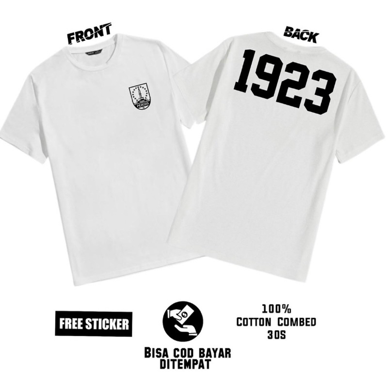 KAOS PERSIS SOLO 1923 Putih / KAOS PERSIS SOLO MURAH / KAOS SURAKARTANS / KAOS ULTRAS PERSIS SOLO