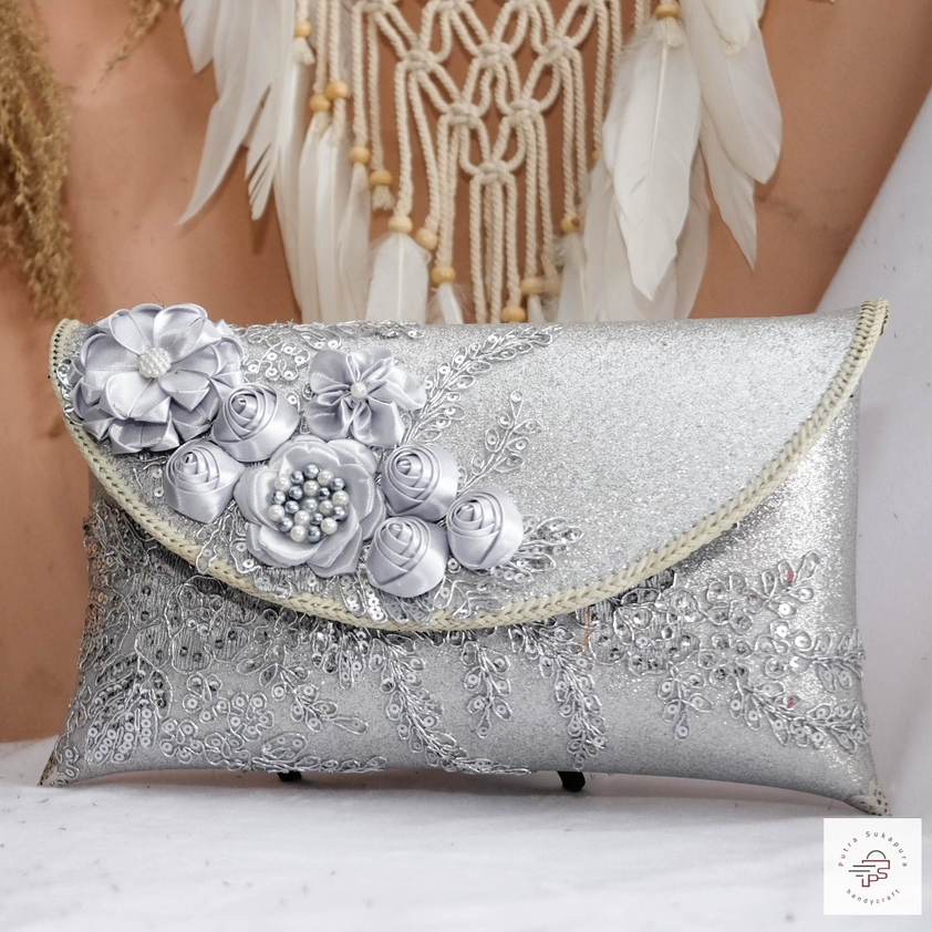 RJ CRAFT - Clutch  Pesta Wanita Super Premium Tas Pesta Wanita Brokat