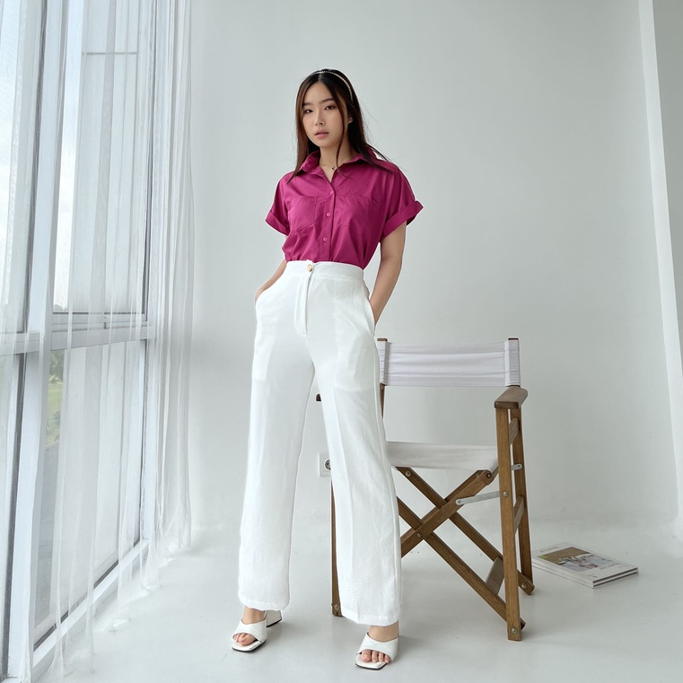 Sierra Blouse / Korean Casual Top / Blouse Wanita