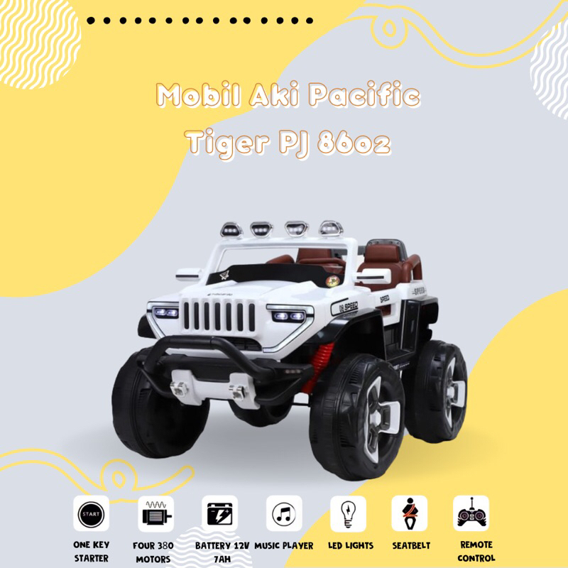 Mobil Aki Pacific Tiger PJ 8602