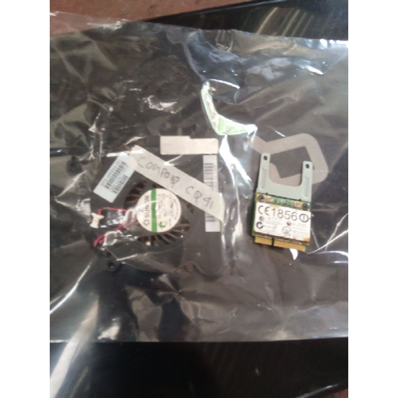 fan dan wifi card laptop compaq cq41