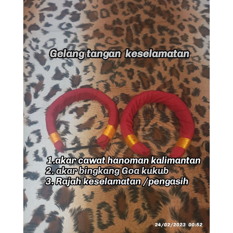 Gelang tangan cawat hanoman bungkang