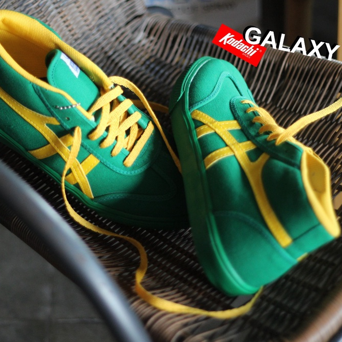 SEPATU KODACHI GALAXY HIJAU KUNING GALAXY HJK Kodachi Galaxy Green Yellow SEPATU KODACHI Green Yello