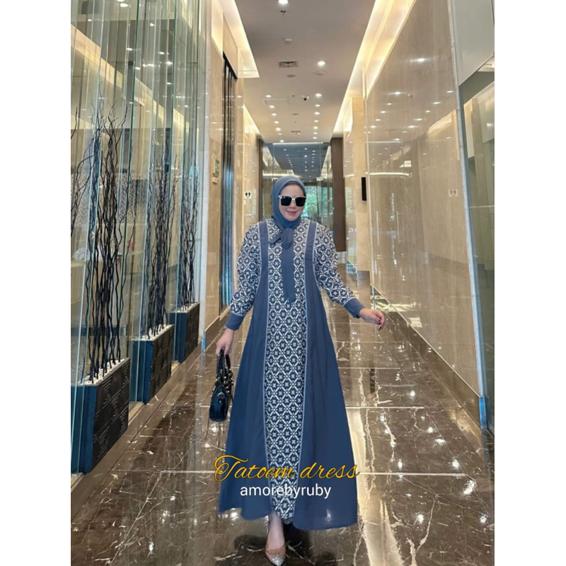 Tatoem dress amore by ruby/ gamis amore by ruby/ tatoem dress