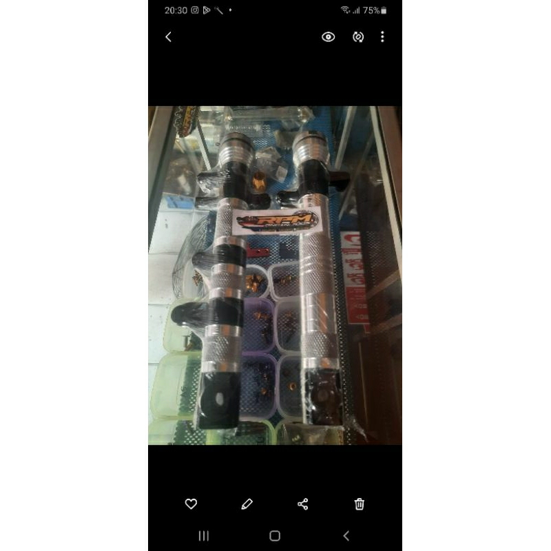 Tabung shock satria fu bubut kinclong bubut kartel