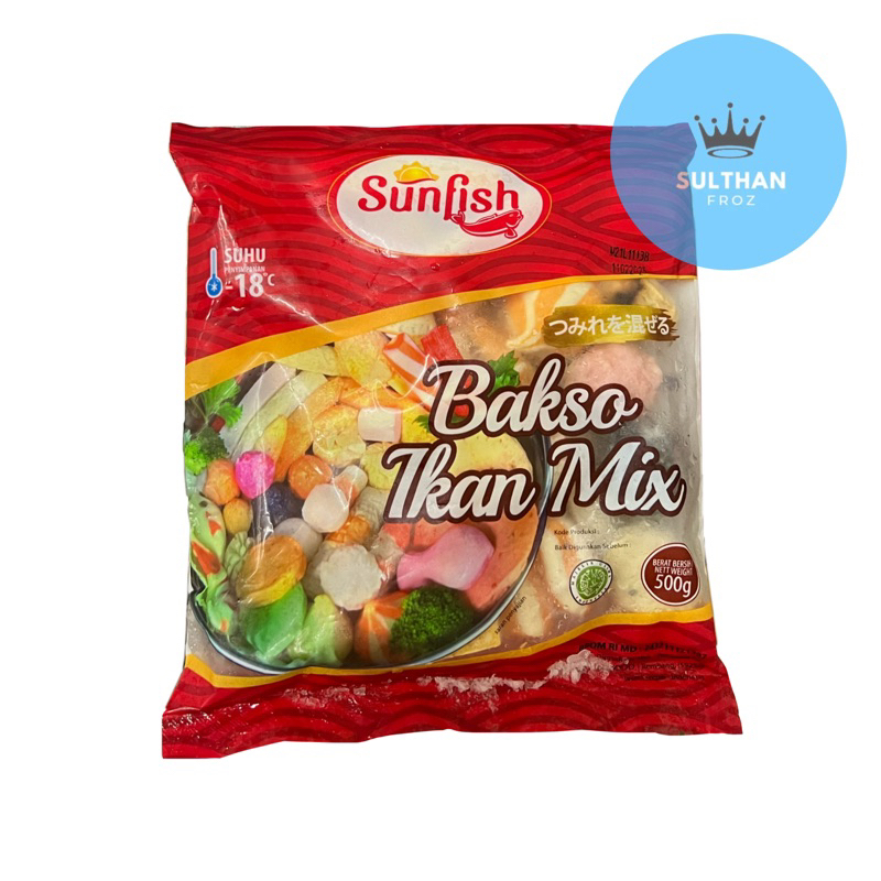 

SUNFISH BAKSO IKAN MIX 500 GR