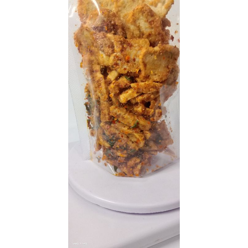

Basreng crispy pedas daun jeruk 1kg