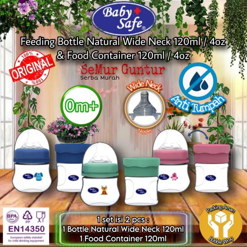 Botol Baby safe 2in1