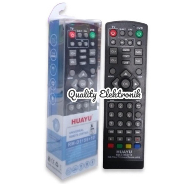 REMOTE TV SEKALIGUS SET TOP BOX BISA UNTUK MERK APAPUN HUAYU D-1155