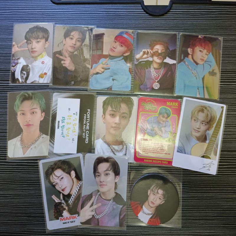 photocard Mark NCT tc 2 baddies, boring, sticky, the link, neozone, laundry dream