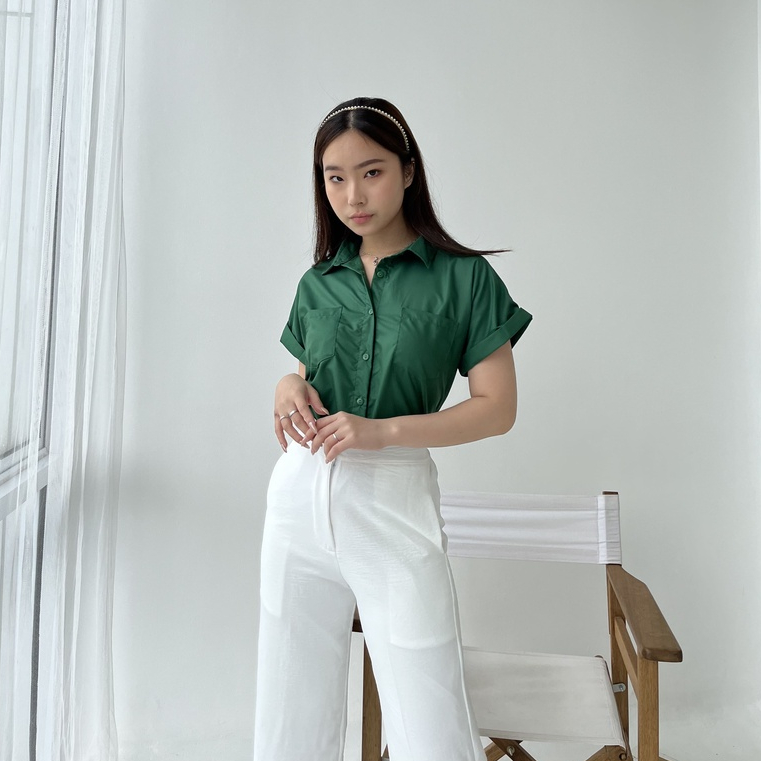 Sierra Blouse / Korean Casual Top / Blouse Wanita