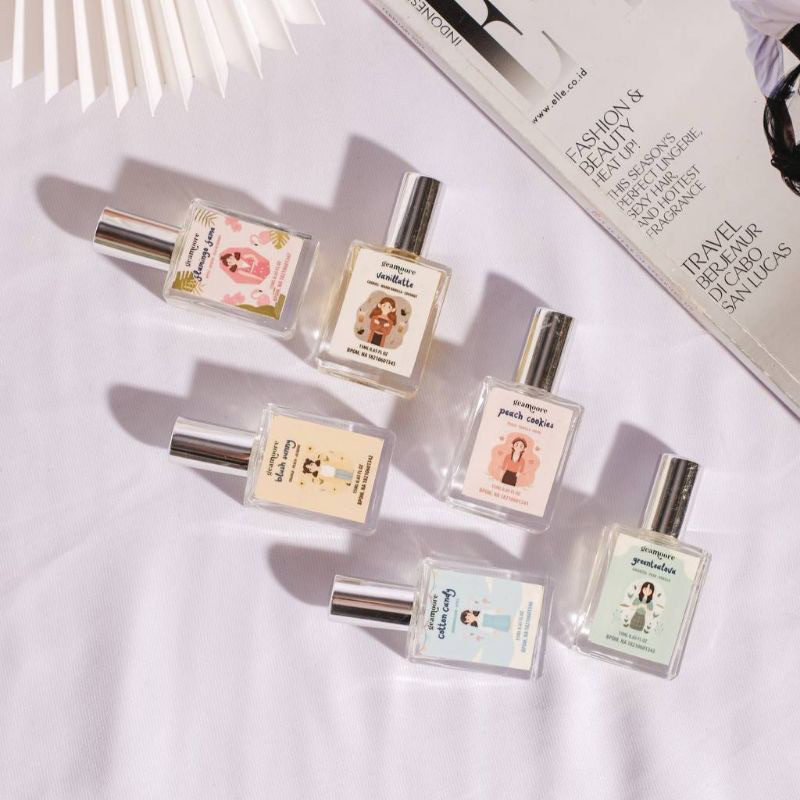 GRATIS ONGKIR PALING LENGKAP 6 VARIAN {VANILATE SUDAH READY COD MEDAN TERMURAH} BPOM PARFUM PEWANGI GEAMORE GEAMOORE GEAMOREE ROLL ON 15 ml remaja inspiered parfum BPOM