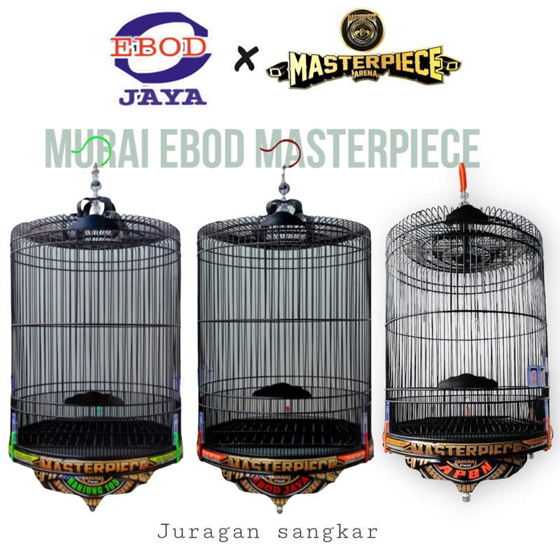 SANGKAR KANDANG MURAI EBOD PVC MASTERPIECE NANJUNG / EBOD JAYA / APBN