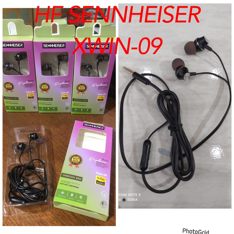 Headset brand sennheiser Xwin-09 Original Super bass