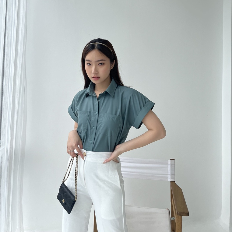 Sierra Blouse / Korean Casual Top / Blouse Wanita