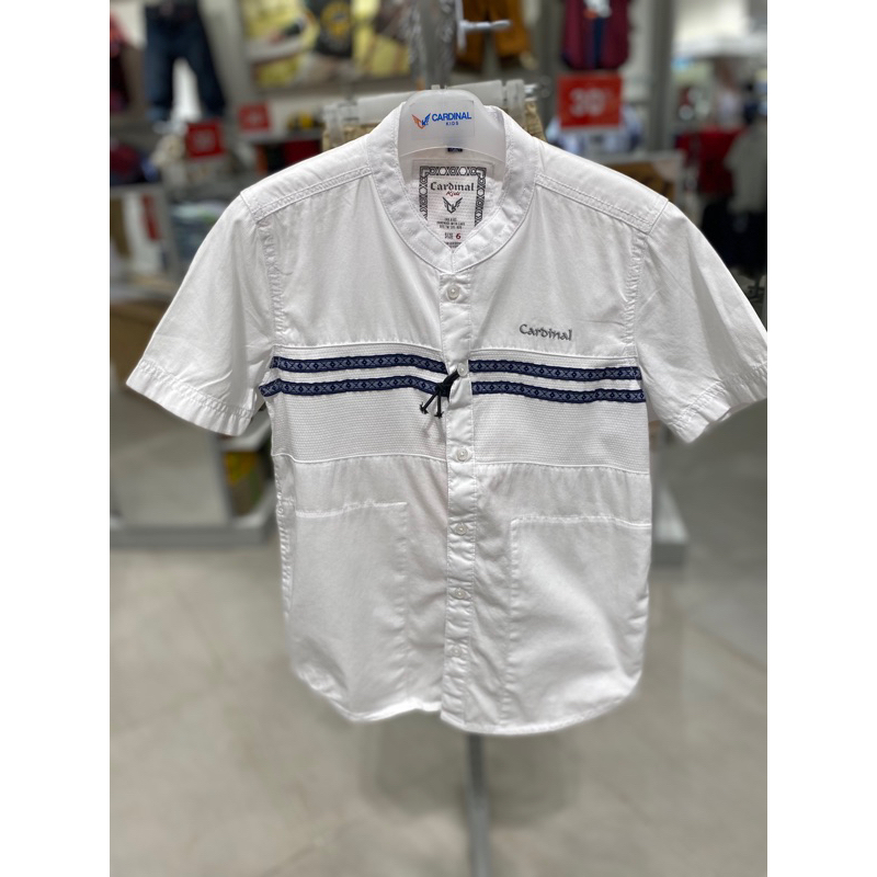 kemeja/baju koko anak laki-laki lengan pendek cardinal kids (4-14)