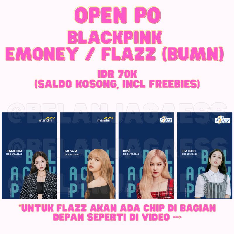 BLACKPINK - FLAZZ / E-Money BUMN