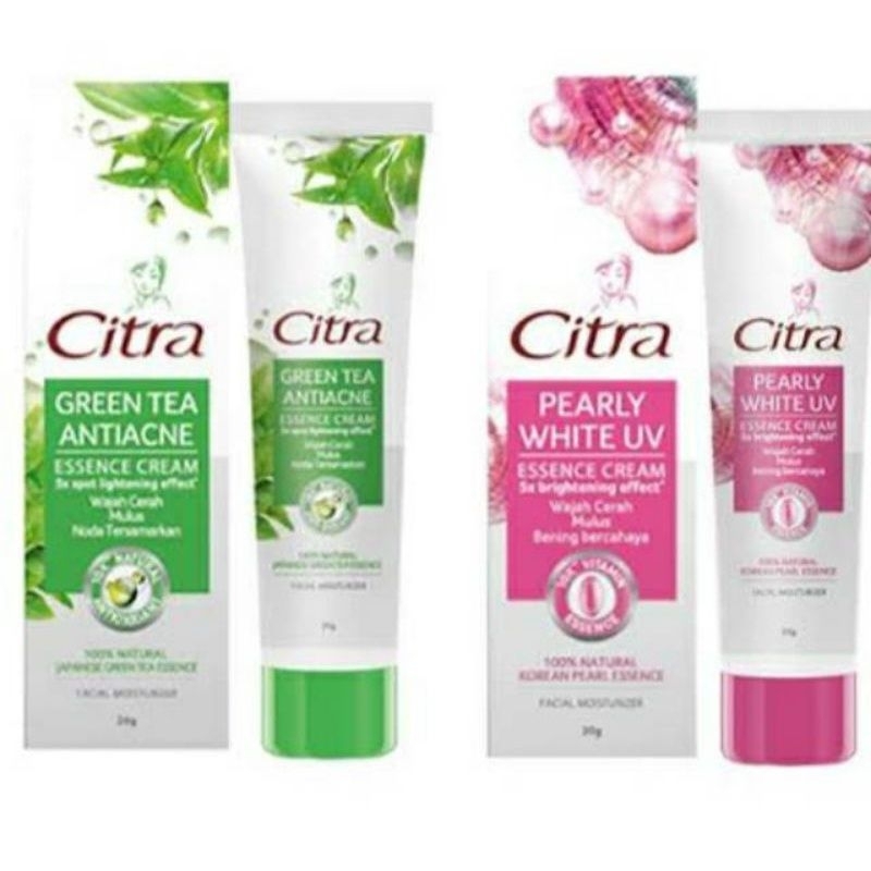 Citra Essence Kream Green Tea Antiacne 40gr Dan 20gr(Pelembab)