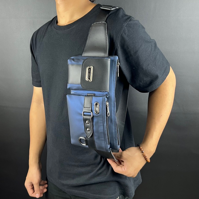 Tas Selempang Polo Amstar Waterproof Terbaru 2022 Waterproof Tas Pinggang Waistbag Tas Kekinian Tas Selempang Pria Wanita