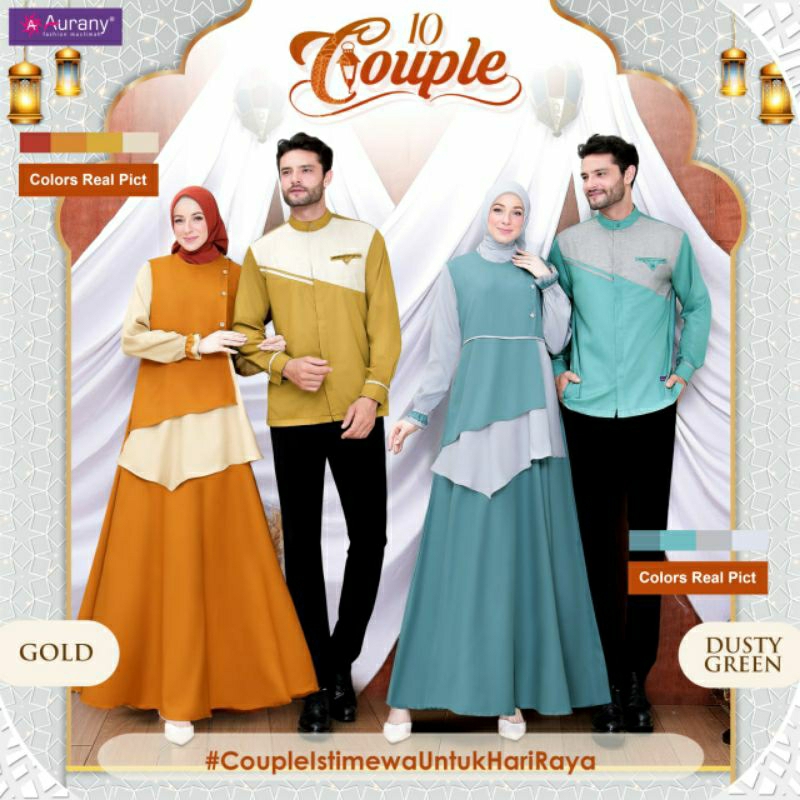 READY STOCK AURANY COUPLE 10 SARIMBIT 2023 BAJU COUPLE PASANGAN KEKINIAN /BAJU COUPLE KELUARGA /BAJU