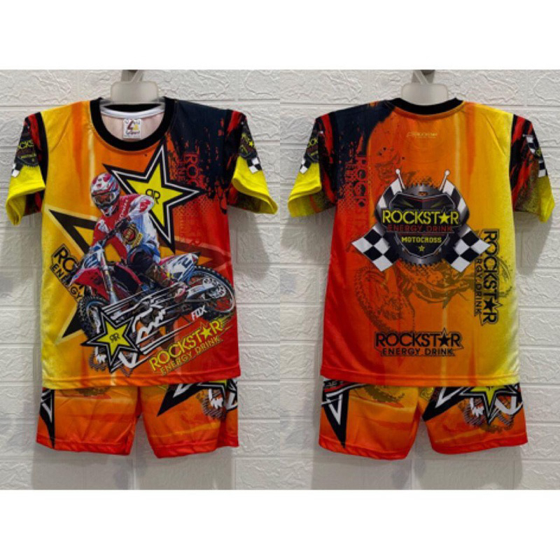 Setelan anak motor cross / motor balap motocross printing