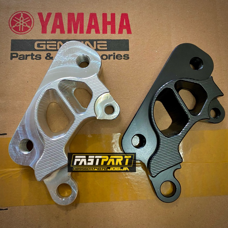 breket kaliper nissin 2 piston pnp rxking dan fiz r CNC 300mm| Breket kaliper cnc nissin samurai 2 p