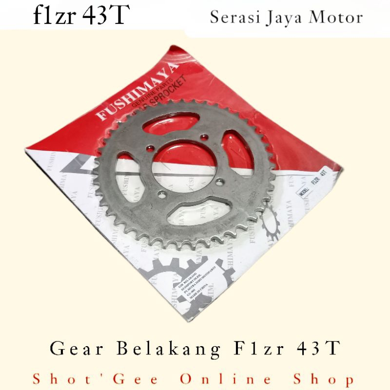 FUSHIMAYA GEAR BELAKANG F1ZR 43T / JUPITER / RXK VEGA R 428H/43T