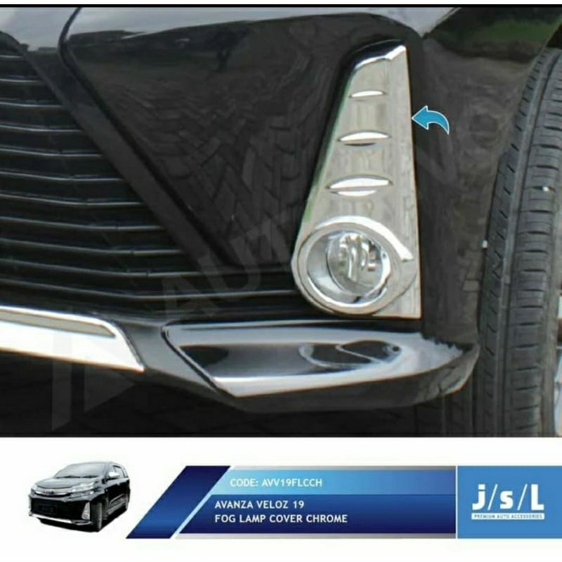 cover foglam all new avanza velos 2019 / Ring foglam chrome