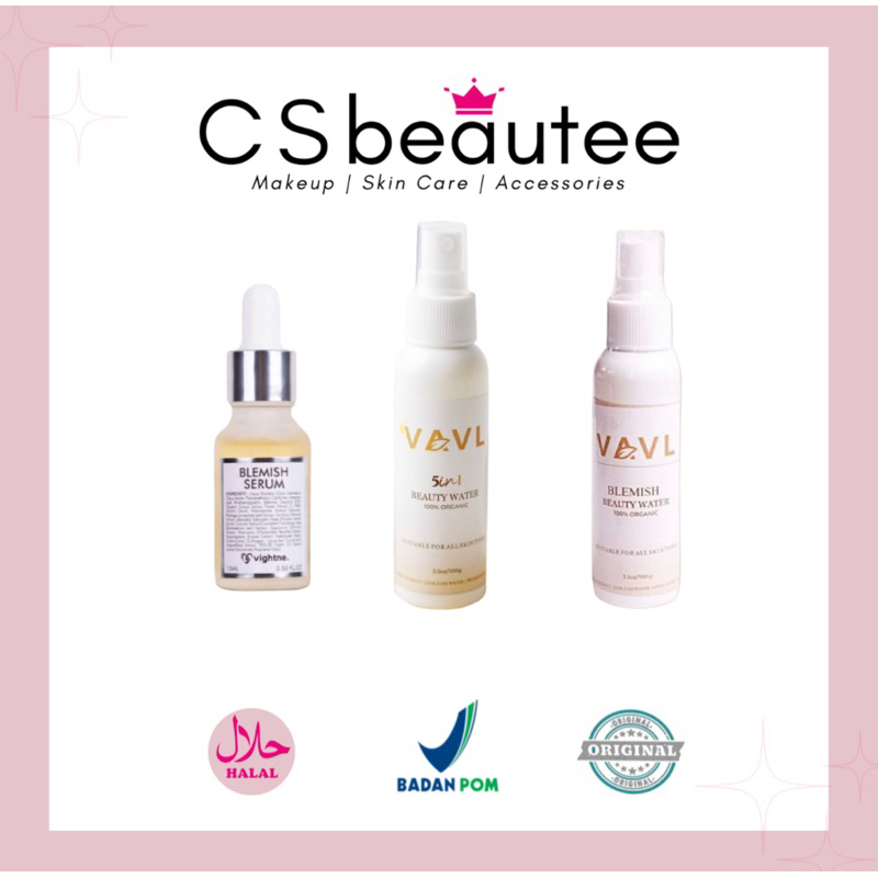 Vavl Blemish Serum + Vavl Beauty Water 5 in 1+ Vavl Blemish Beauty Water
