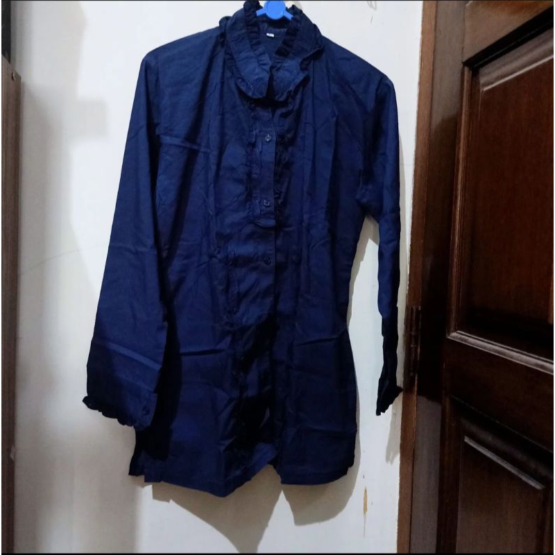 BLOUSE BIRU DONGKER