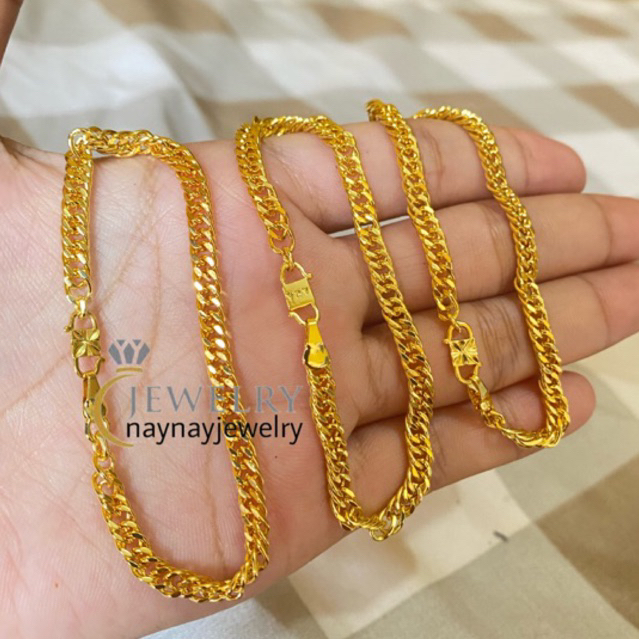 Gelang lempes dewasa warna 24k