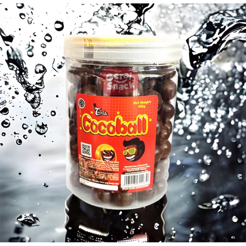 Cocoball Tobelo 1 JAR Biscuit Salut Lapis Cokelat Tebal Crunchy  (285gr)