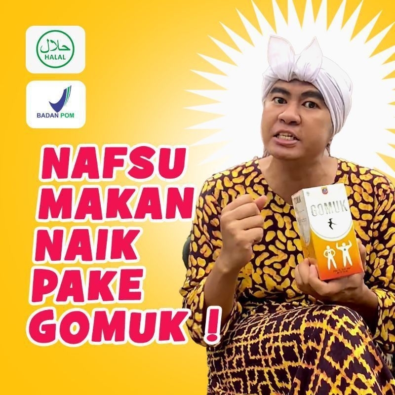 Madu GOMUK Penggemuk Badan Penambah Nafsu Makan Terdaftar BPOM