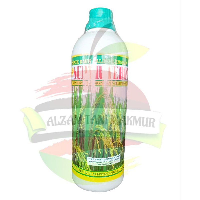 Pupuk Cair SUPER TEROBOS Padi isi 1 Liter
