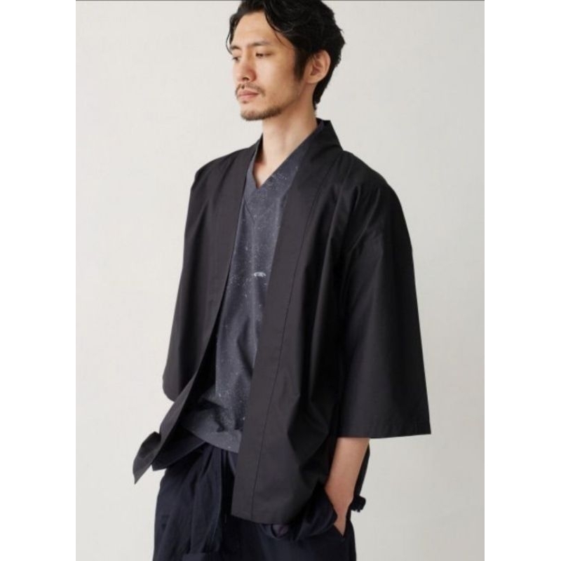 KIMONO PRIA HITAM | OUTER KIMONO PRIA HITAM | JAS KIMONO WIBU | KIMONO PRIA