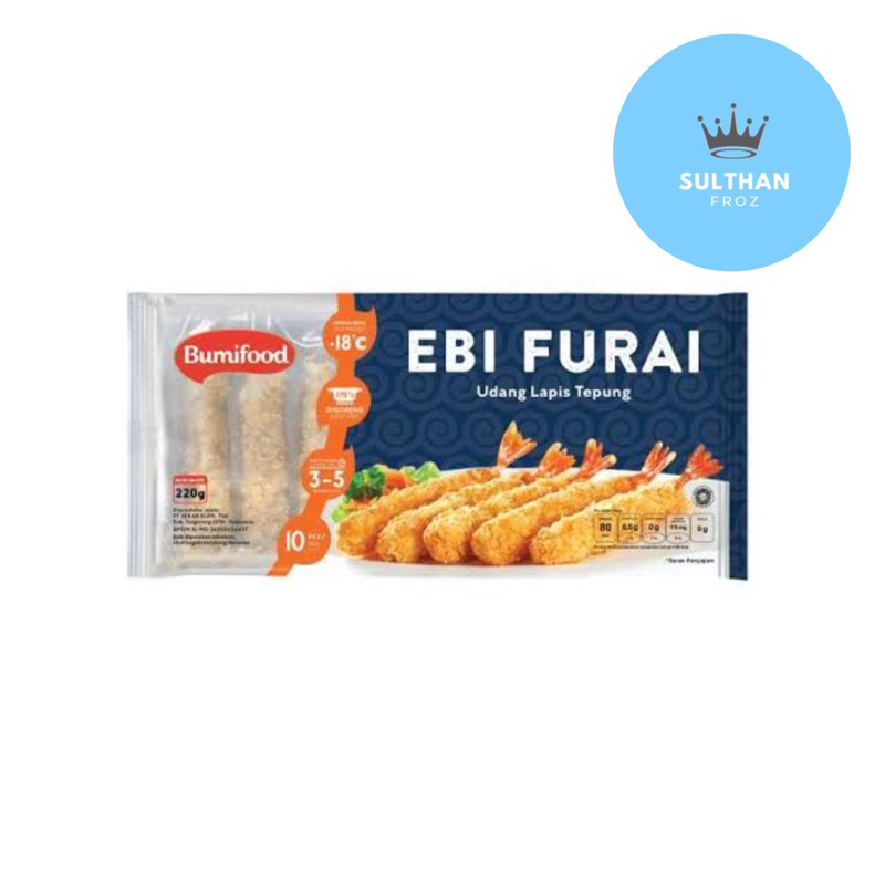 BUMIFOOD EBI FURAI 220 GR