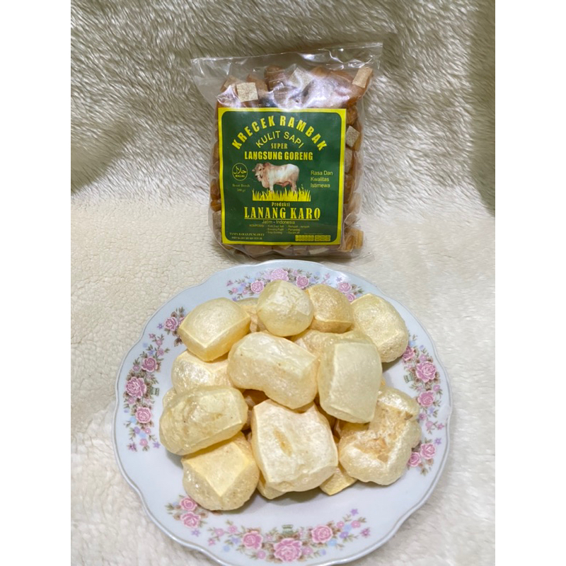 

Kripik/krupuk/ Krecek Rambak /Krupuk kulit Kualitas Terbaik