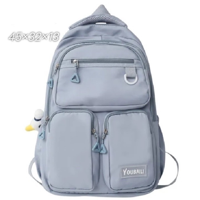 Youbaili tas ransel anak tas sekolah anak perempuan tas ransel laptop tas polos backpack wanita korea simple