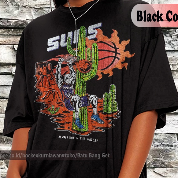 Kaos Basket Phoenix Suns | Warren Lotas Suns | Kaos Acid Wash Oversized